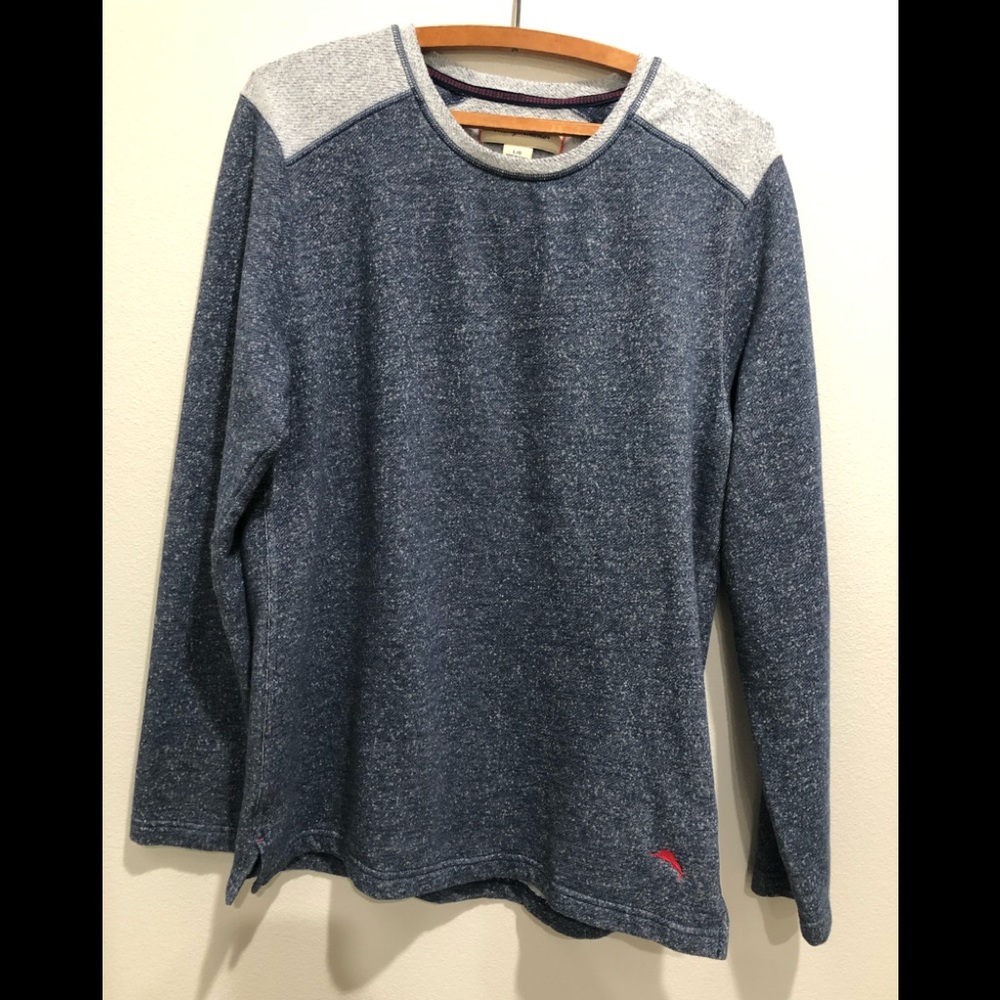 Tommy Bahama Men’s Blue Pullover Lounge Sleepwear top